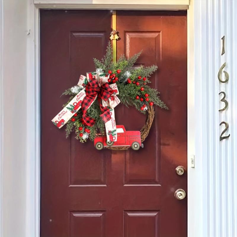 Christmas Gate Garland Decoration Supplies