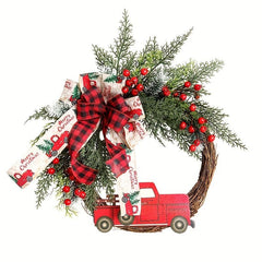 Christmas Gate Garland Decoration Supplies