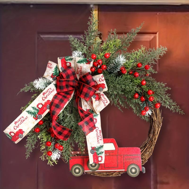 Christmas Gate Garland Decoration Supplies