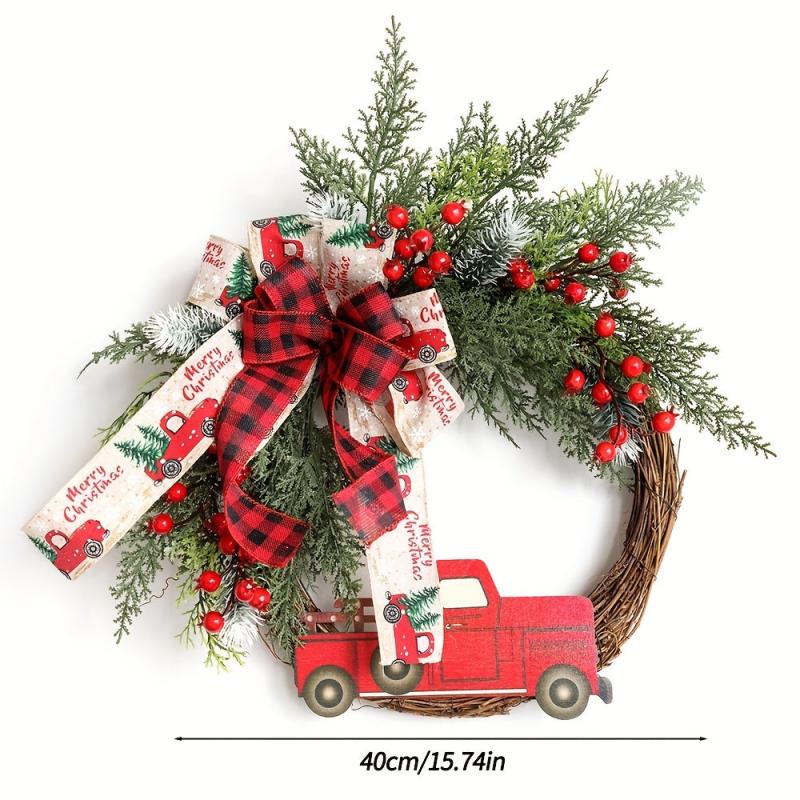 Christmas Gate Garland Decoration Supplies