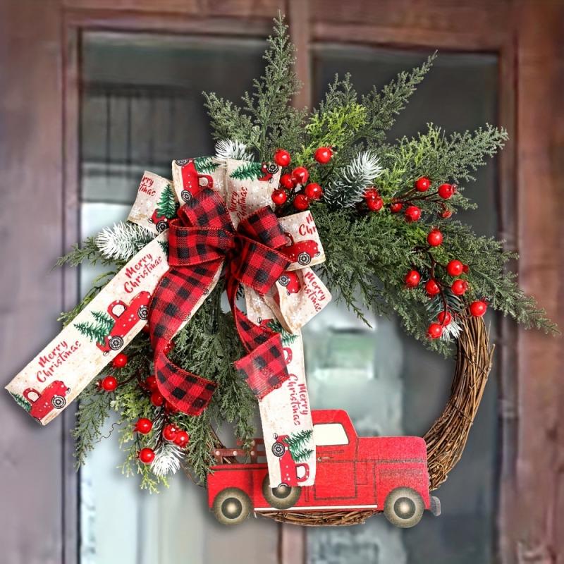 Christmas Gate Garland Decoration Supplies