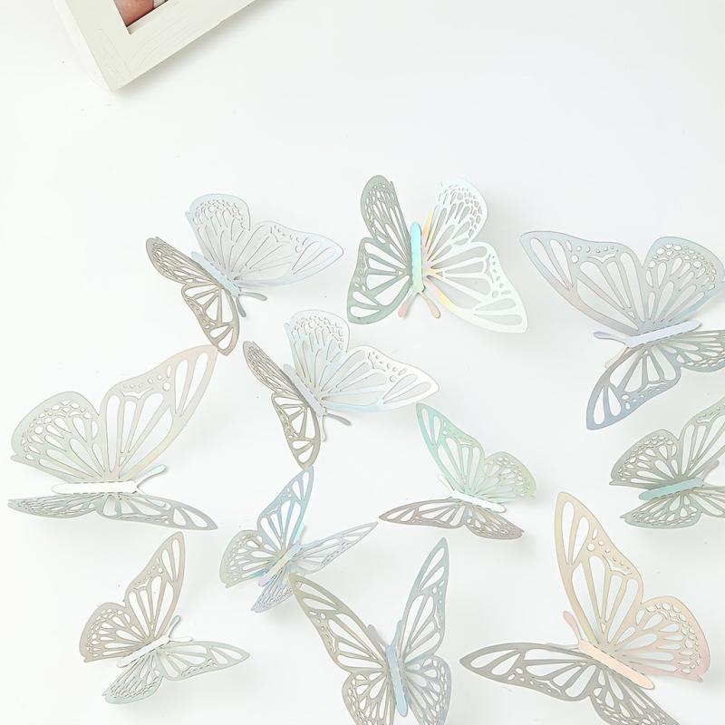 12pcs 3D Butterfly Wall Stickers for Home Nursery Decor