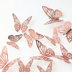 12pcs 3D Butterfly Wall Stickers for Home Nursery Decor