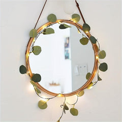 LED Eucalyptus Vine String Lights 6.6ft 20LED Home Wedding Bedroom Decor