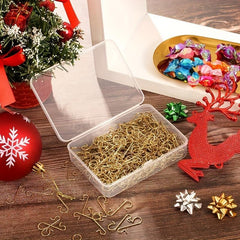 100pcs Xmas Ornament Metal S Hooks Holder Decorations