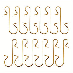 100pcs Xmas Ornament Metal S Hooks Holder Decorations