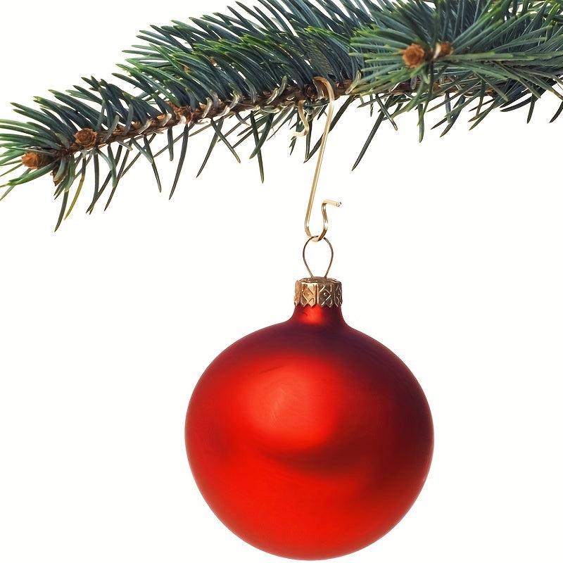 100pcs Xmas Ornament Metal S Hooks Holder Decorations