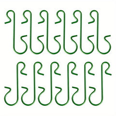 100pcs Xmas Ornament Metal S Hooks Holder Decorations