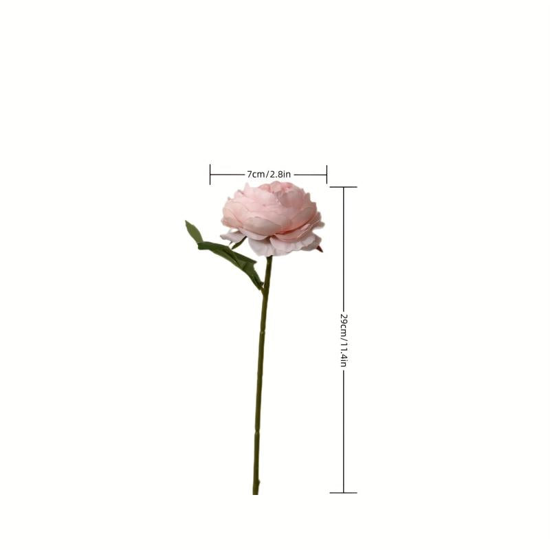 Real Touch Peony Flower Arrangement for Home Office Cafe Wedding
