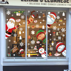 182pc Christmas Supplies Hotel Window Decoration Stickers