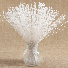 4mm Pearl Spray Bead Wedding Bouquet for Bridal Flowers - 20 50 100 Stems