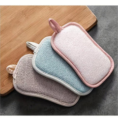 4pcs Magic Nano Brush Sponge Dishwashing Wipe Set