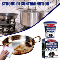 3pcs Stainless Steel Cleaner Kitchen Polishing Stain Remover Rust Paste