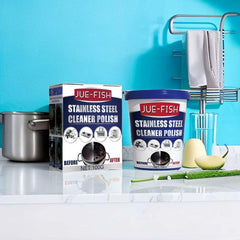 3pcs Stainless Steel Cleaner Kitchen Polishing Stain Remover Rust Paste