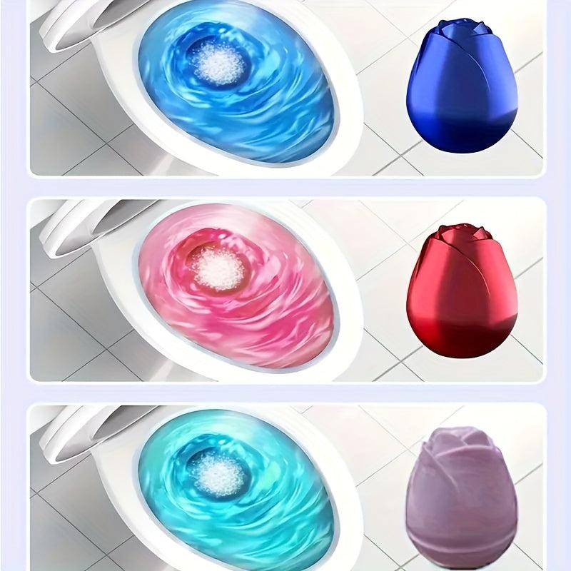 Toilet Cleaner Flower Shape Fragrant Toilet Bowl Cleaner