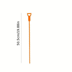 Plastic Sewer Cleaning Hook Hair Sink Pipe Brush Toilet Drain Dredger