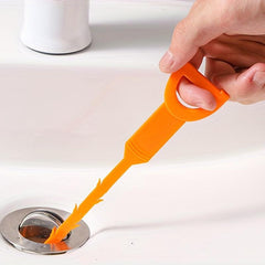 Plastic Sewer Cleaning Hook Hair Sink Pipe Brush Toilet Drain Dredger