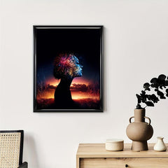 Canvas Poster Modern Art Minimalist Living Room Starry Sky Decor