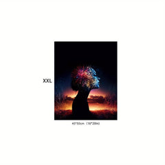 Canvas Poster Modern Art Minimalist Living Room Starry Sky Decor