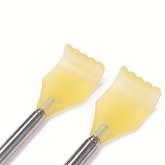 Stainless Steel Back Scratcher Extendable Claw Relieve Itch Massage