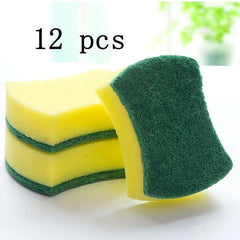 24pcs Double Sided Cleaning Sponge for Household Dishwashing Kitchen