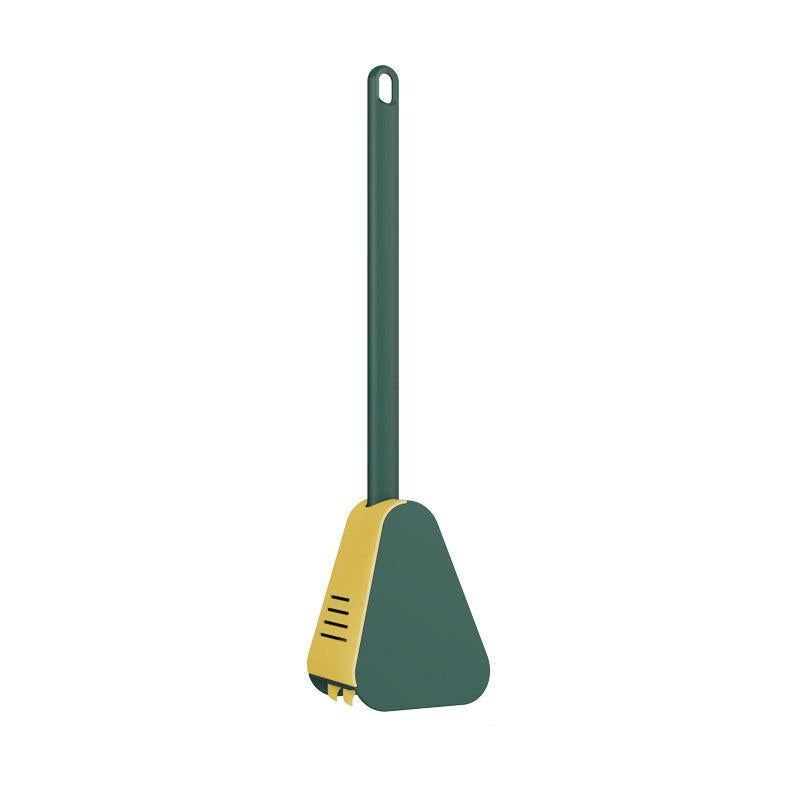 Long Handle Toilet Brush with Golf Silicone Head & Wall Mounted Base