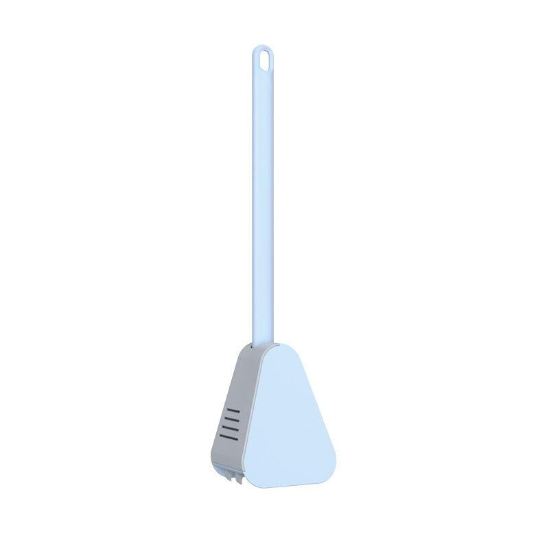 Long Handle Toilet Brush with Golf Silicone Head & Wall Mounted Base