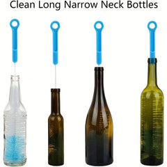 3pcs Long Handle Cleaning Brush for Narrow Bottles