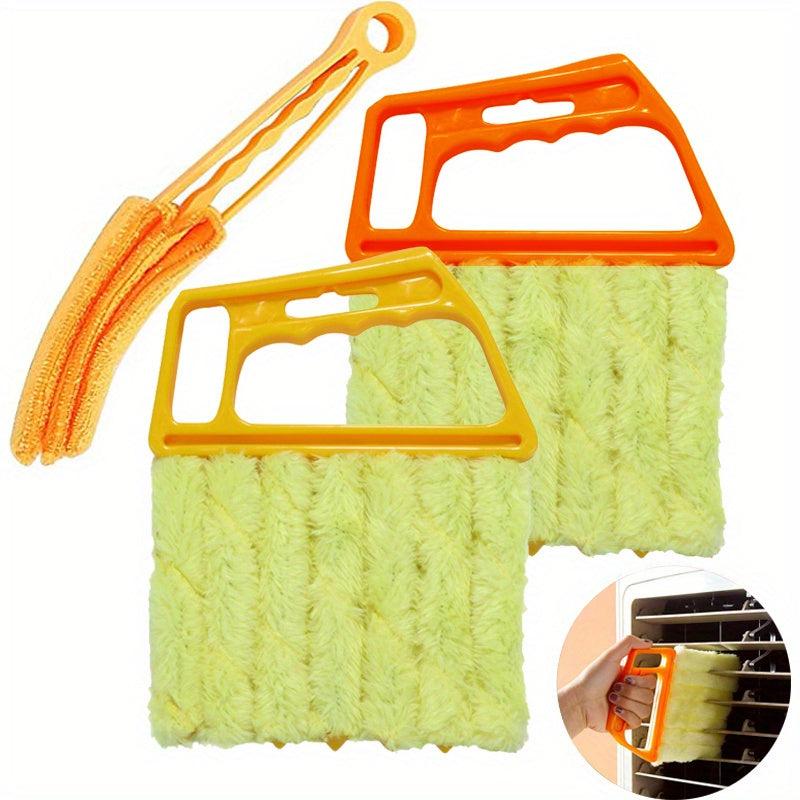 3pcs Window Venetian Dusting Cleaner Tool & Blind Duster Brush