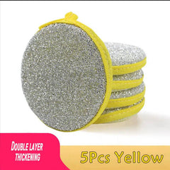 5pcs Double Sided Sponge for Kitchen Cleaning - Non Stick Degreasing