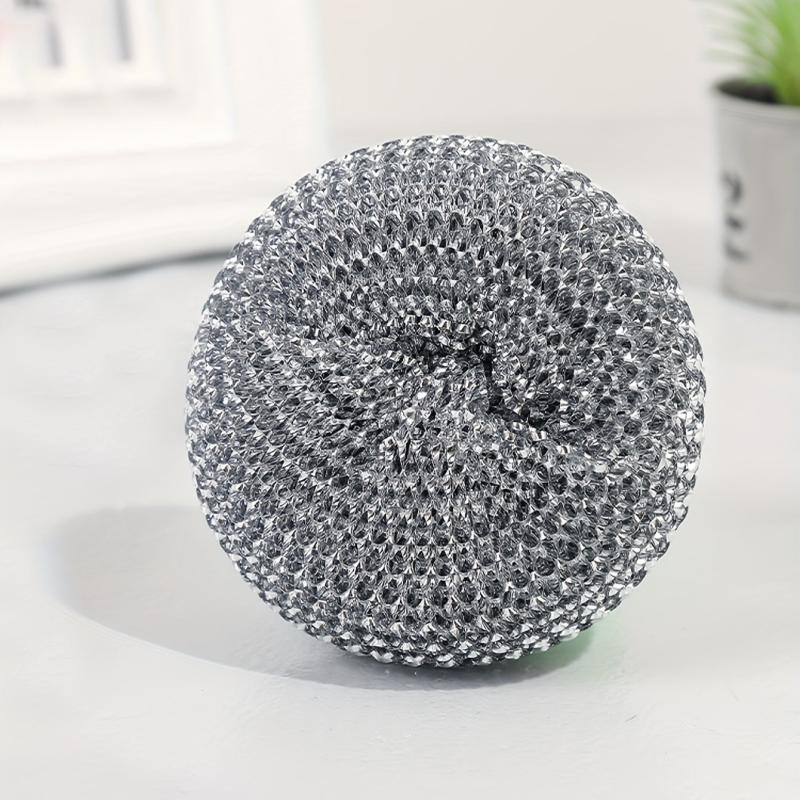 1pc Pan Washing Wire Ball Pot Brush Kitchen Steel Cleaning Brush