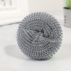 1pc Pan Washing Wire Ball Pot Brush Kitchen Steel Cleaning Brush
