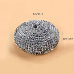 1pc Pan Washing Wire Ball Pot Brush Kitchen Steel Cleaning Brush