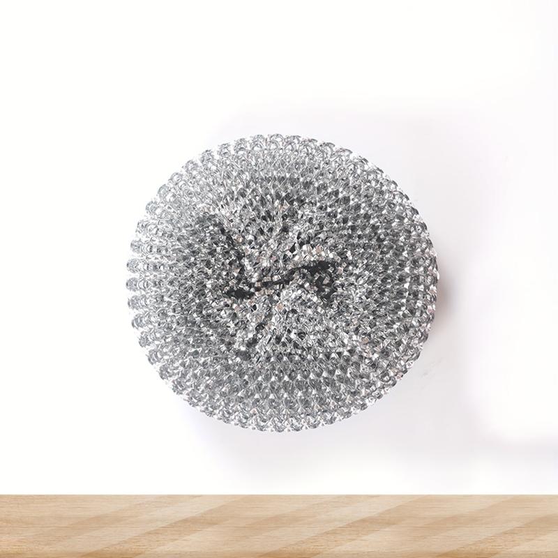 1pc Pan Washing Wire Ball Pot Brush Kitchen Steel Cleaning Brush