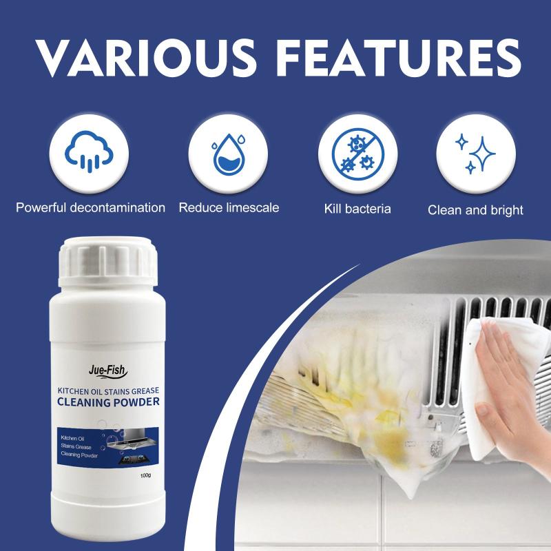 Kitchen Heavy Cleaning Powder - Stove Rust Dirt Cleaner