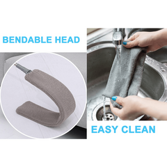 Retractable Gap Dust Cleaner Brush Telescopic Cleaning Tools with Du