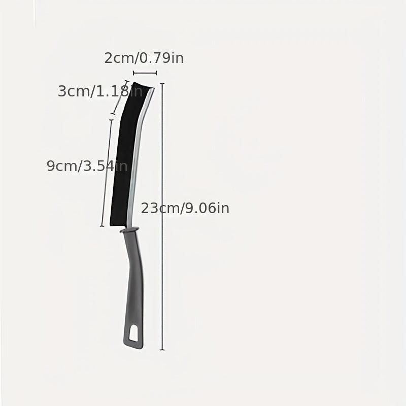 3pcs Long Handle Hard Bristle Groove Cleaning Brush for Window Door