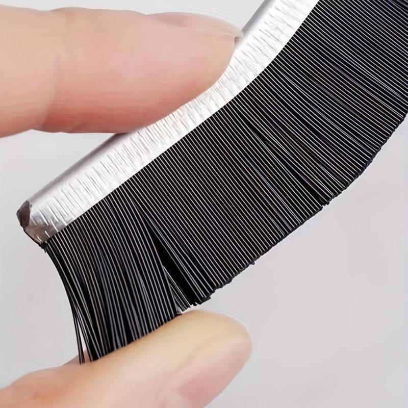 3pcs Long Handle Hard Bristle Groove Cleaning Brush for Window Door