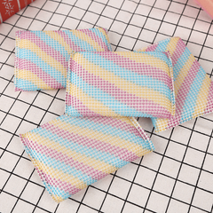 4pcs Non Stick Wide Striped Sponge for Easy Dishwashing