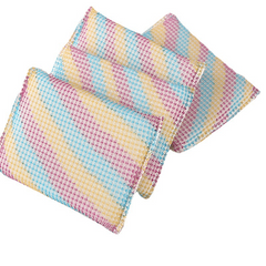 4pcs Non Stick Wide Striped Sponge for Easy Dishwashing
