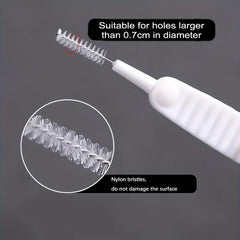 Mini Crevice Brush Set for Cleaning Ports, Showers & More