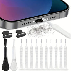 Mini Crevice Brush Set for Cleaning Ports, Showers & More