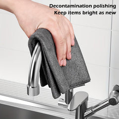 2pcs Magic Glass Wiping Rags Thin Cleaning Cloths