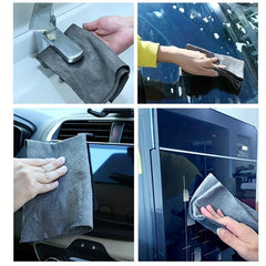 2pcs Magic Glass Wiping Rags Thin Cleaning Cloths