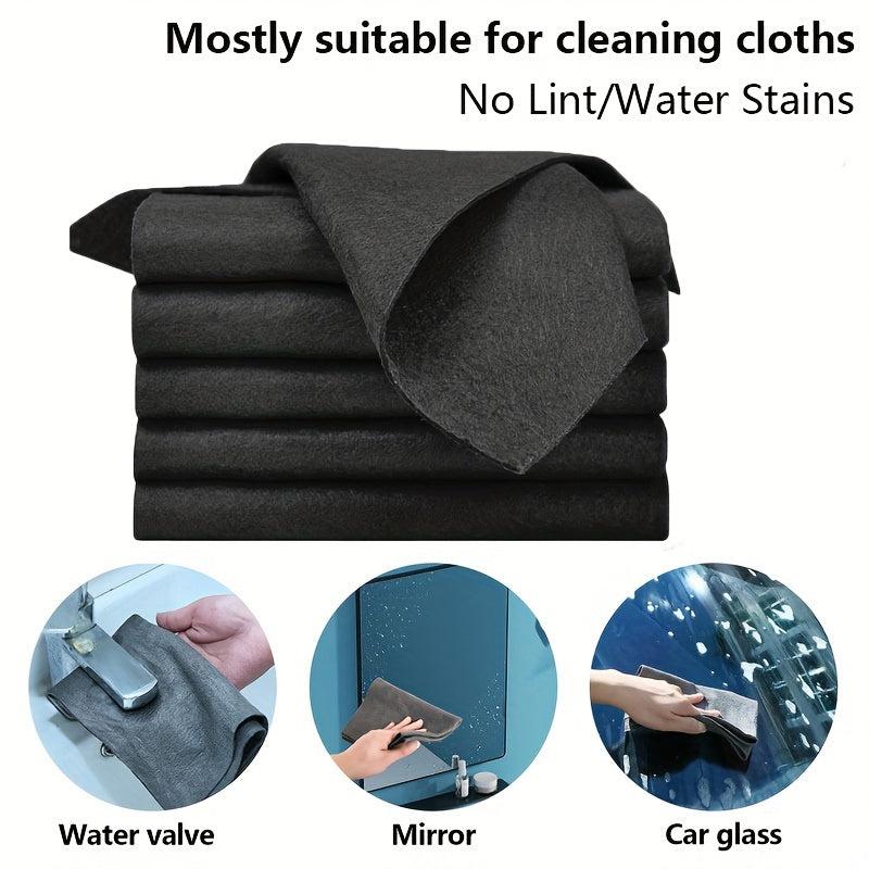 2pcs Magic Glass Wiping Rags Thin Cleaning Cloths