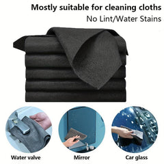 2pcs Magic Glass Wiping Rags Thin Cleaning Cloths