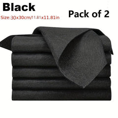 2pcs Magic Glass Wiping Rags Thin Cleaning Cloths