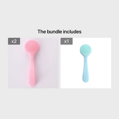 Handheld Silicone Facial Cleansing Brush for Skincare