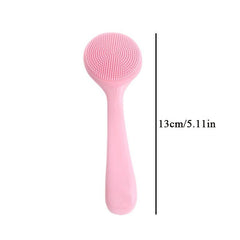 Handheld Silicone Facial Cleansing Brush for Skincare