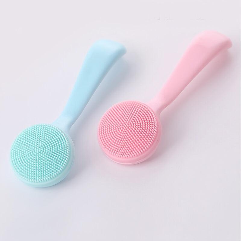 Handheld Silicone Facial Cleansing Brush for Skincare